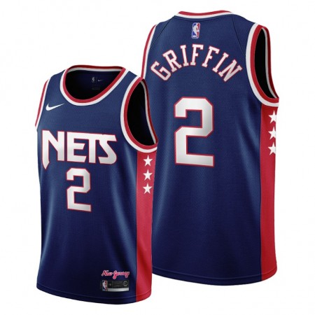 Maglia NBA Brooklyn Nets Blake Griffin 2 Nike 2021-22 City Edition Throwback 90s Swingman - Uomo